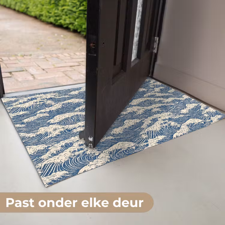 Deurmat - Golven - Klassiek - Blauw — 7