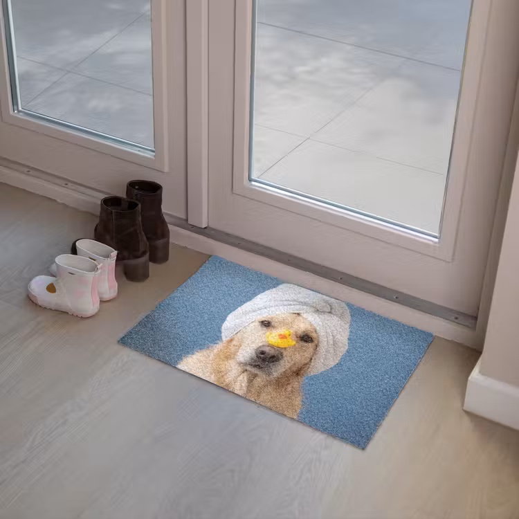 Deurmat - Hond - Badeend - Geel — 8