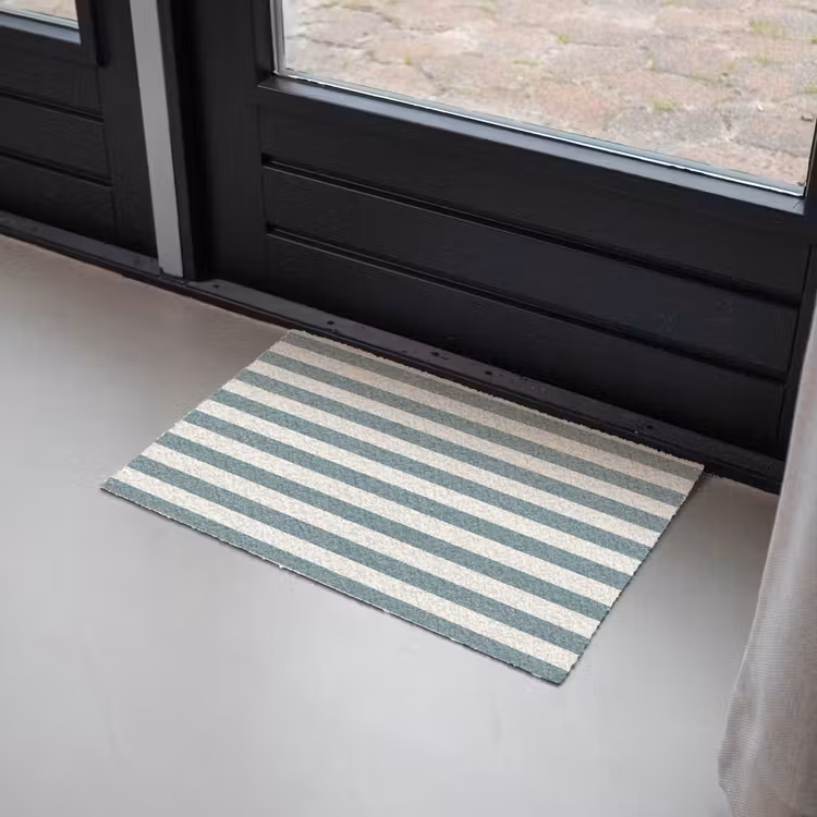 Deurmat - Strepen - Modern - Blauw — 2