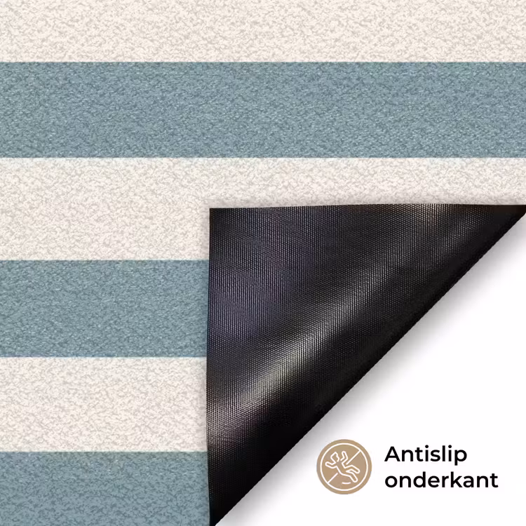 Deurmat - Strepen - Modern - Blauw — 6