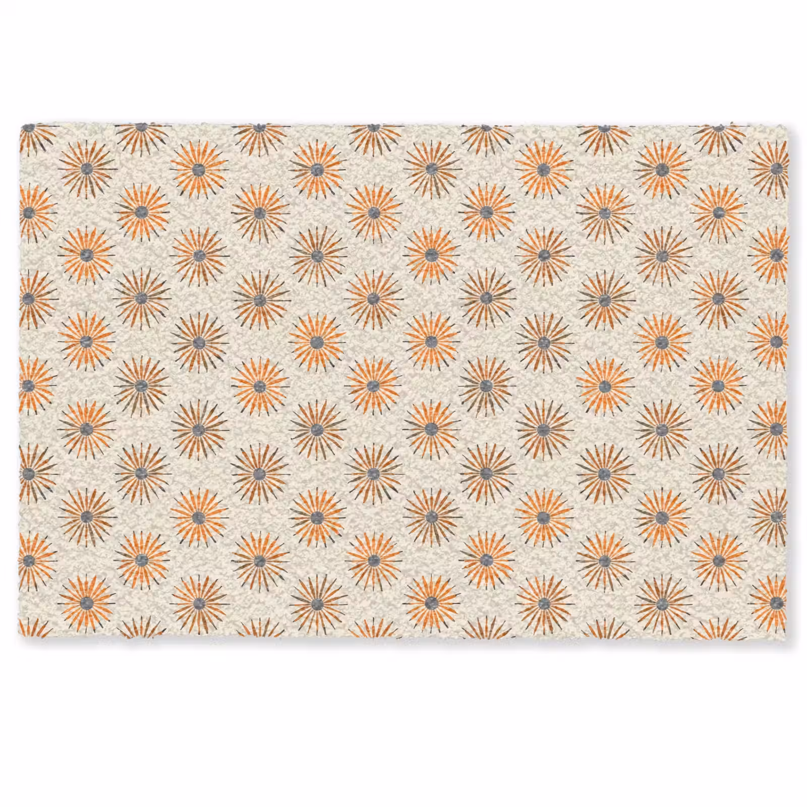 Deurmat - Madelief - Patroon - Oranje — 1