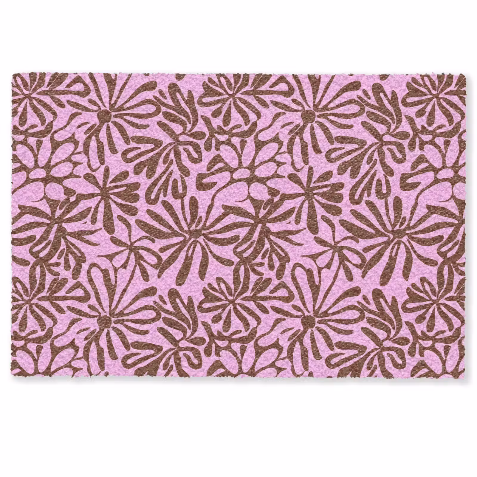 Deurmat - Organisch - Patroon - Roze — 1