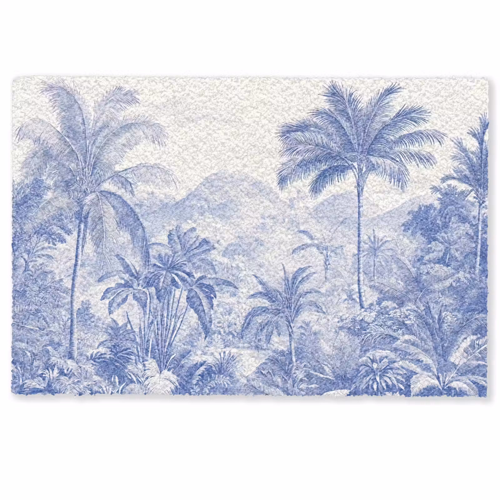 Deurmat - Tropisch - Jungle - Blauw — 1