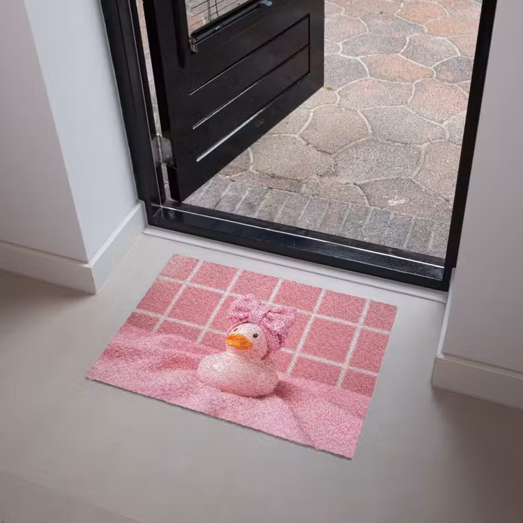 Deurmat - Badeend -Strik - Roze — 4