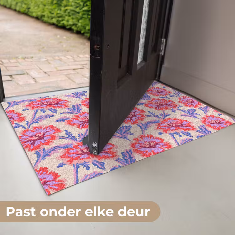 Deurmat - Bloemen - Patroon - Meerkleurig — 7