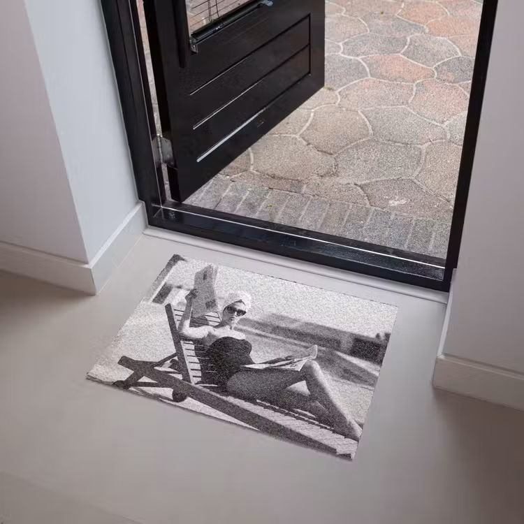 Deurmat - Glamour - Modern - Zwart - Wit — 4