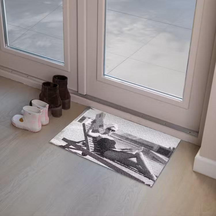 Deurmat - Glamour - Modern - Zwart - Wit — 8