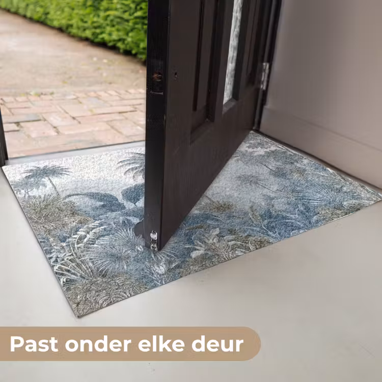 Deurmat - Jungle - Modern - Blauw - Groen — 7
