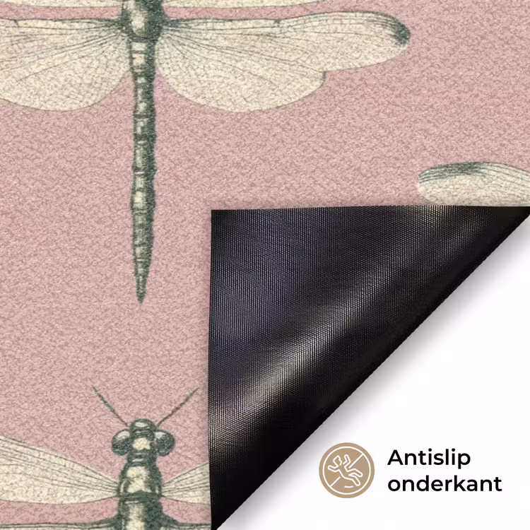 Deurmat - Lillibellen - Patroon - Roze — 6