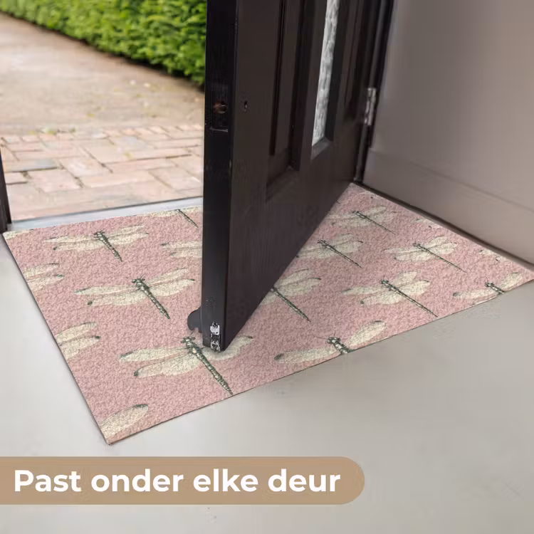 Deurmat - Lillibellen - Patroon - Roze — 7