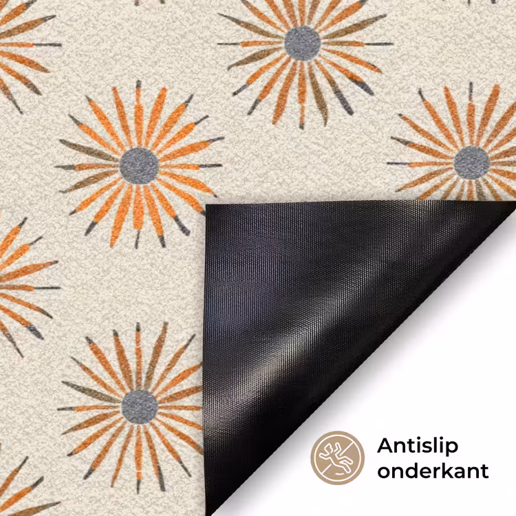 Deurmat - Madelief - Patroon - Oranje — 6