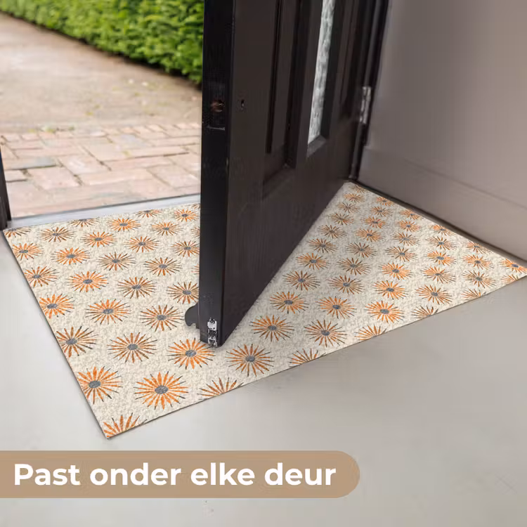 Deurmat - Madelief - Patroon - Oranje — 7