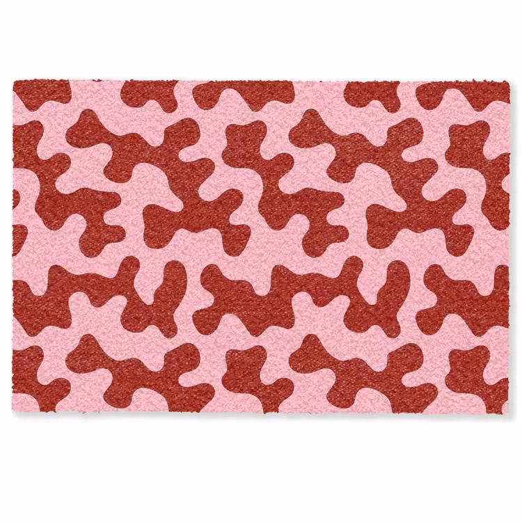 Deurmat - Modern - Abstract - Rood — 1