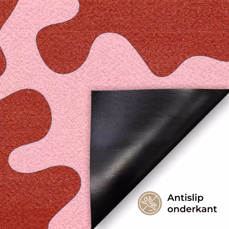 Deurmat - Modern - Abstract - Rood — 6