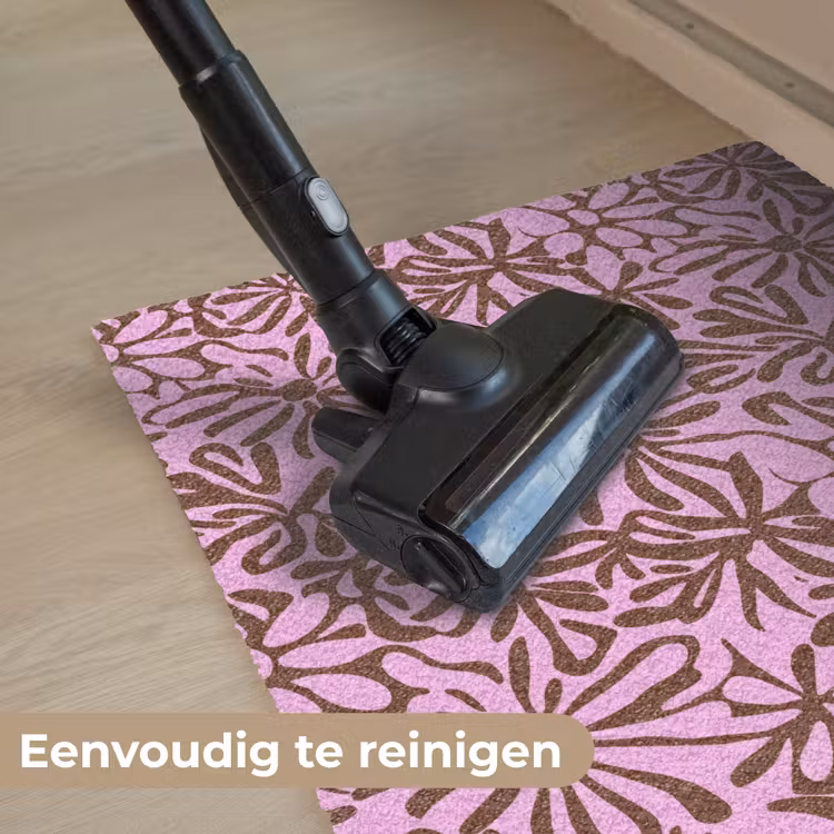 Deurmat - Organisch - Patroon - Roze — 9