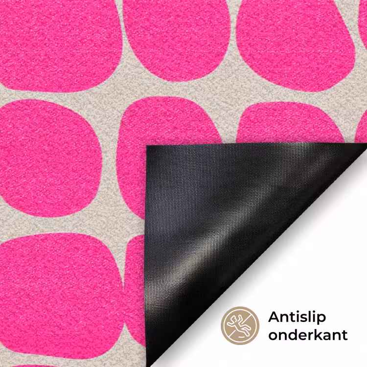 Deurmat - Stippen - Patroon - Roze — 6