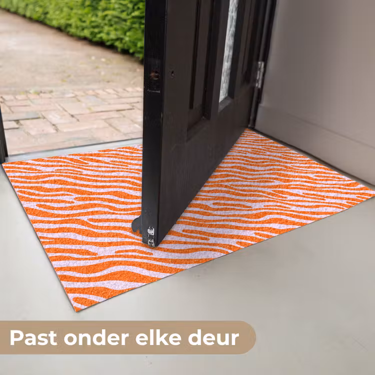 Deurmat - Strepen - Dynamisch - Oranje — 7