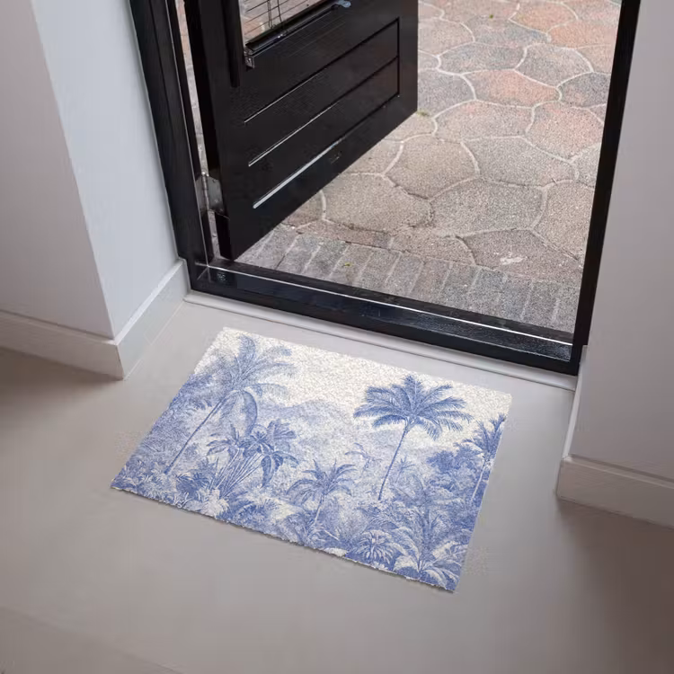 Deurmat - Tropisch - Jungle - Blauw — 4