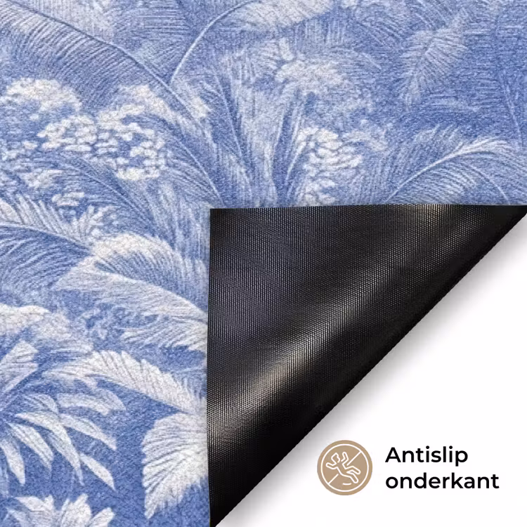 Deurmat - Tropisch - Jungle - Blauw — 6