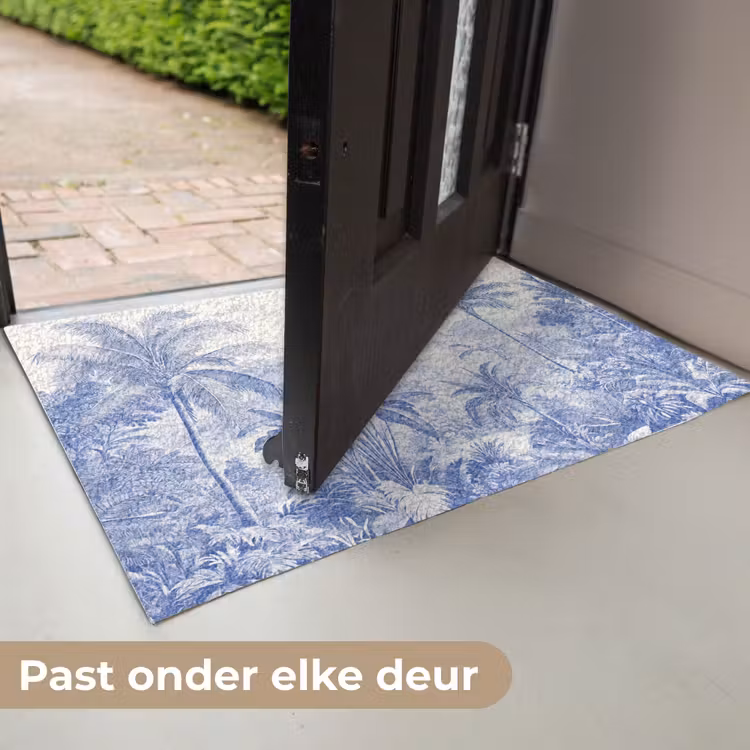 Deurmat - Tropisch - Jungle - Blauw — 7