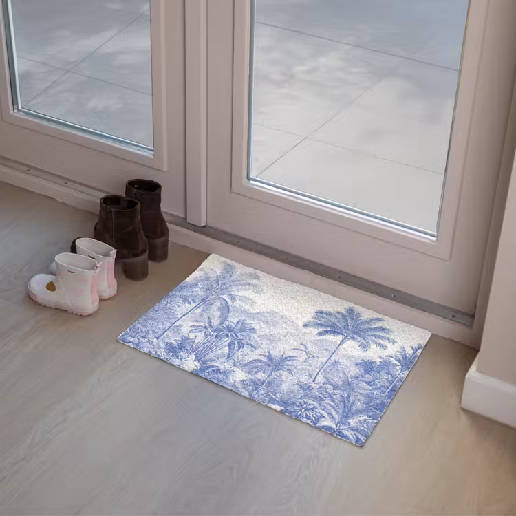 Deurmat - Tropisch - Jungle - Blauw — 8