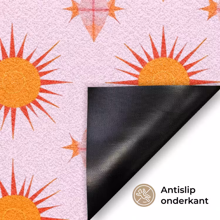 Deurmat - Zon - Patroon - Roze — 6