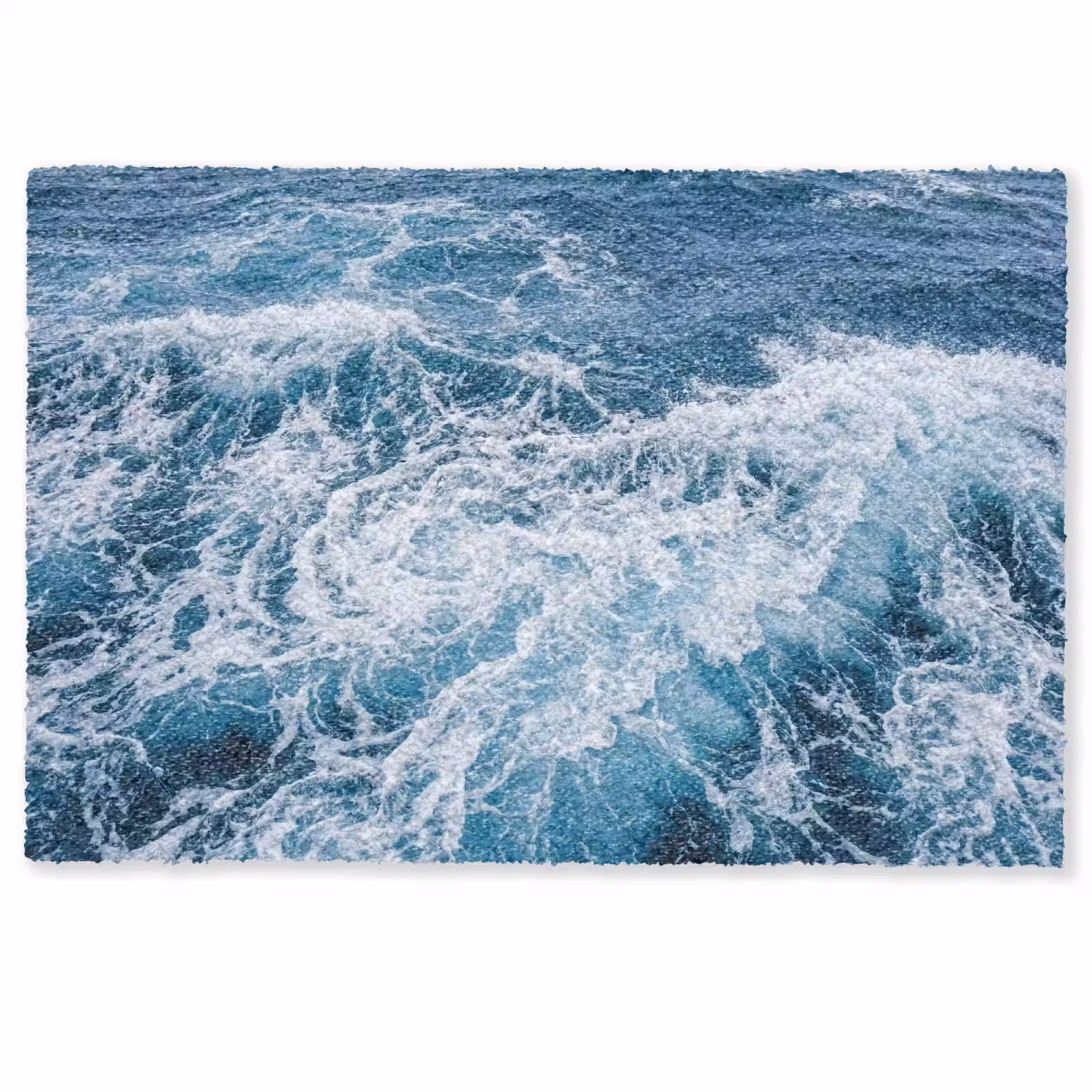 Deurmat - Golven - Oceaan - Blauw — 1