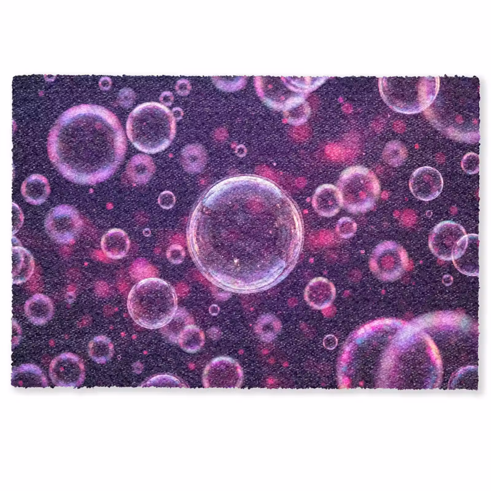 Deurmat - Paars - Bubbels - Schuim — 1