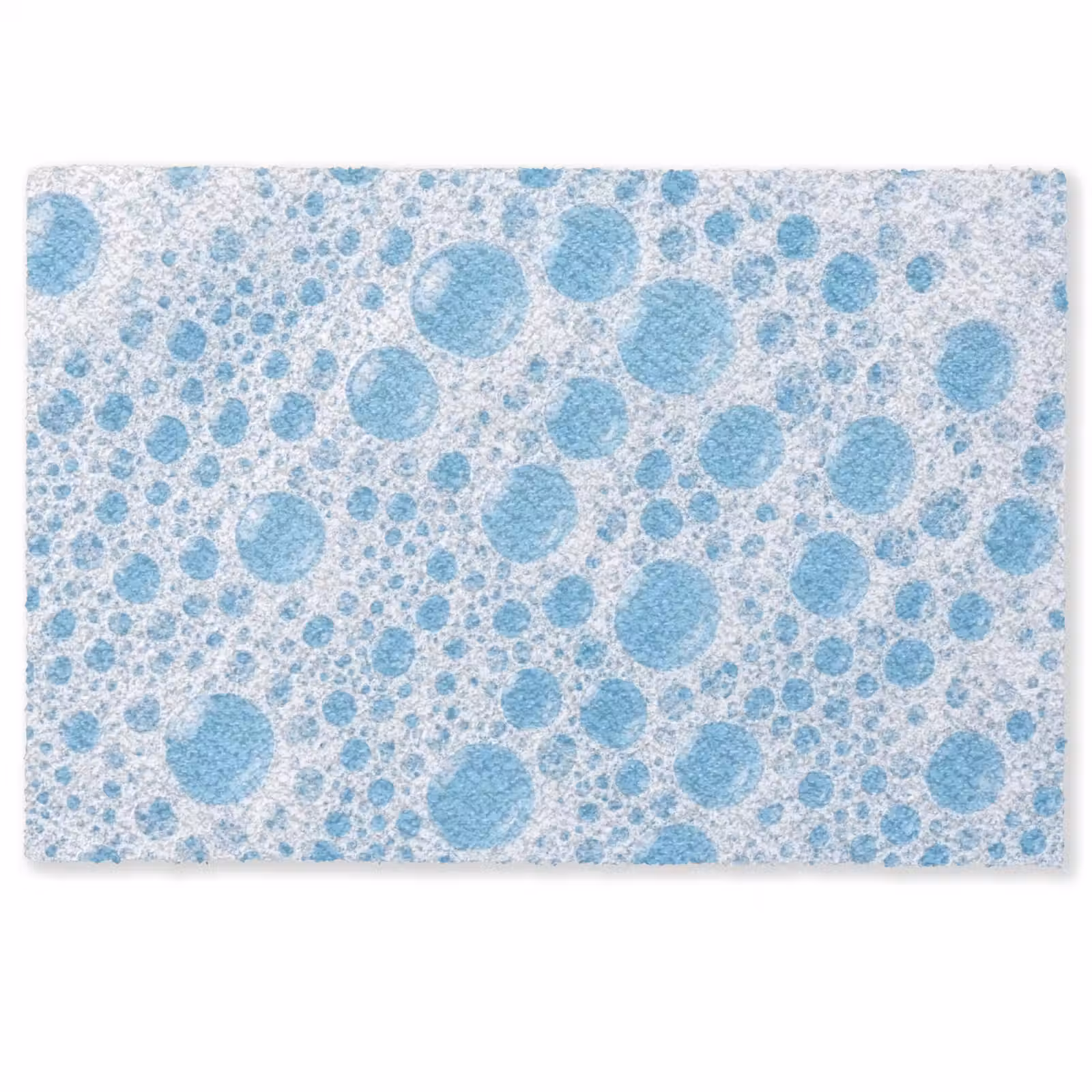 Deurmat - Schuim - Bubbels - Blauw — 1
