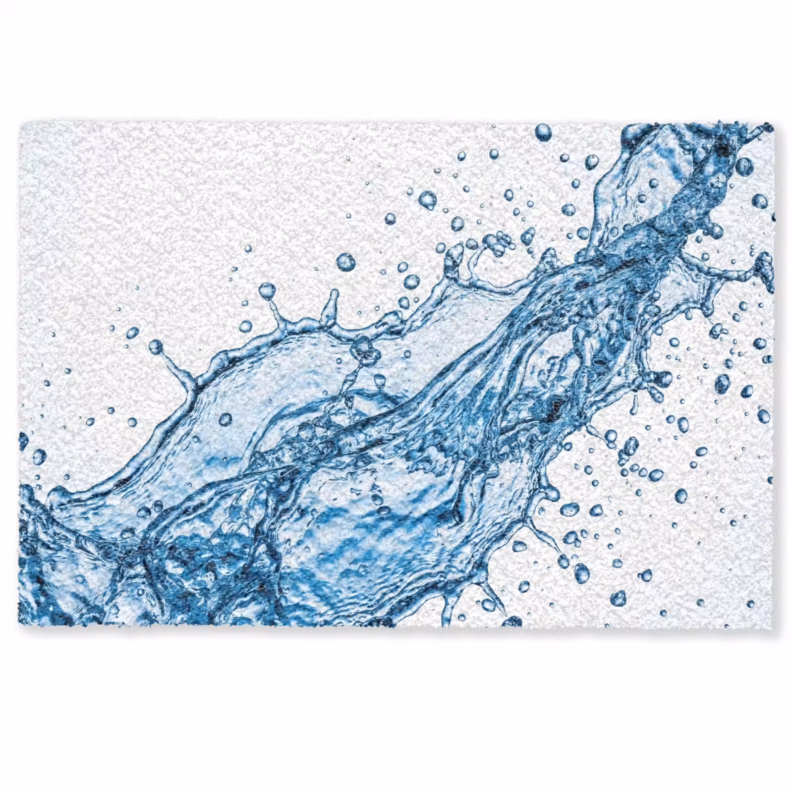 Deurmat - Spash - Water - Blauw — 1