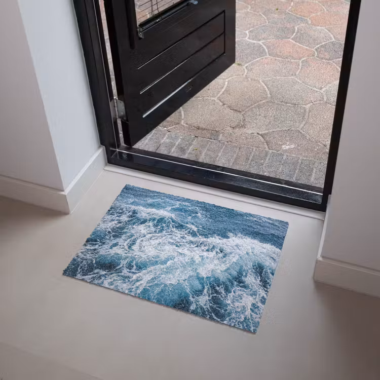 Deurmat - Golven - Oceaan - Blauw — 4