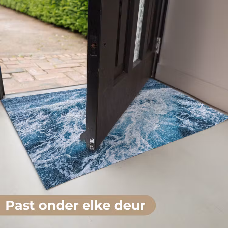 Deurmat - Golven - Oceaan - Blauw — 7