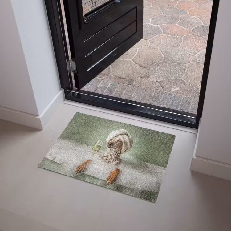 Deurmat - Hond - Bad - Champagne - Handdoek — 4