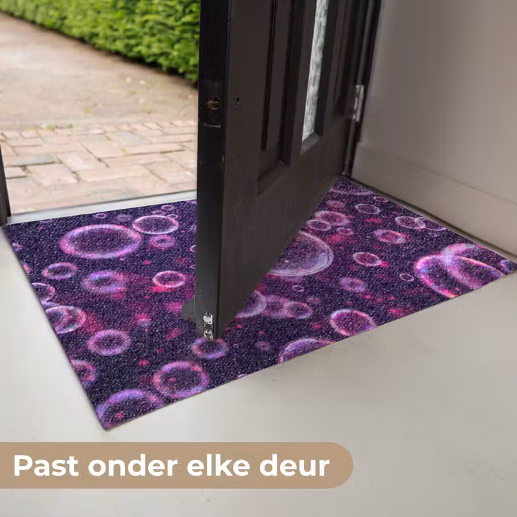 Deurmat - Paars - Bubbels - Schuim — 7