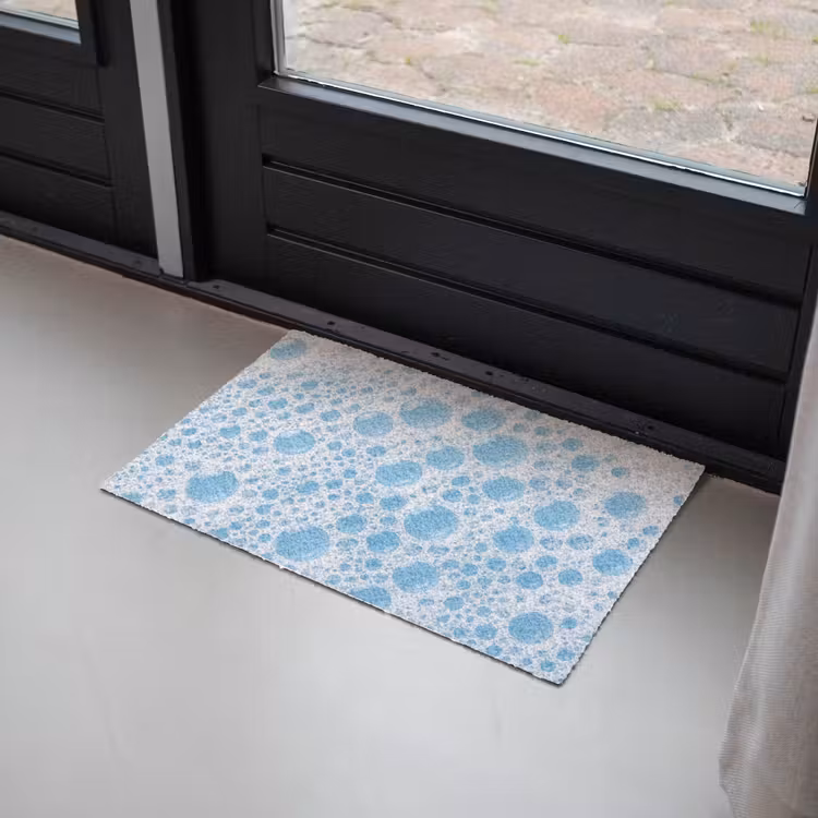 Deurmat - Schuim - Bubbels - Blauw — 2