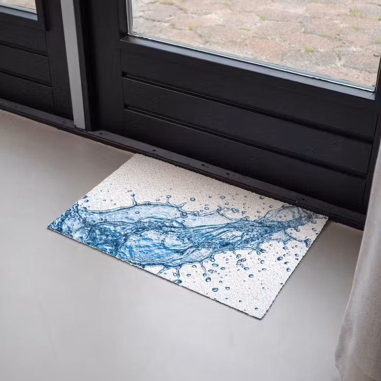 Deurmat - Spash - Water - Blauw — 2