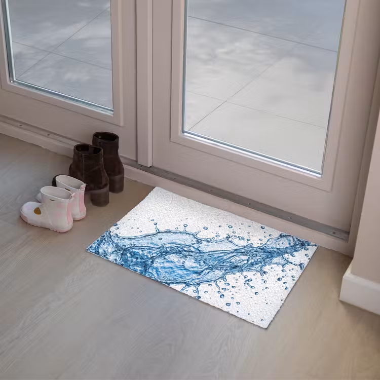 Deurmat - Spash - Water - Blauw — 8