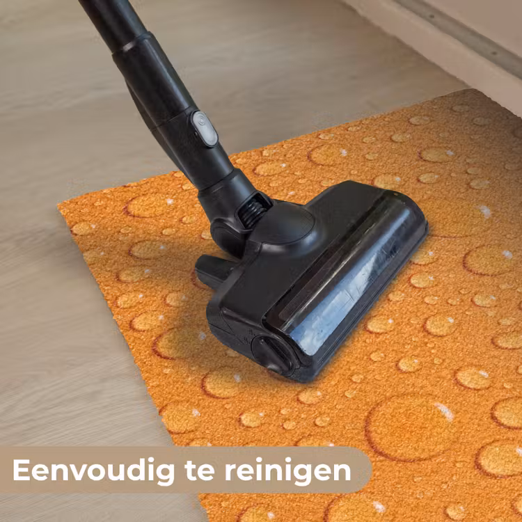 Deurmat - Water - Druppels - Oranje — 9
