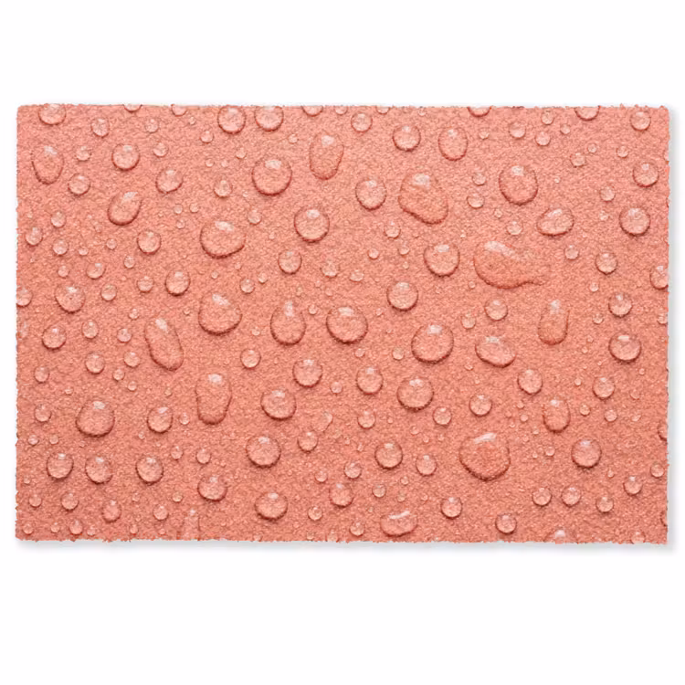 Deurmat - Water - Druppels - Roze — 1