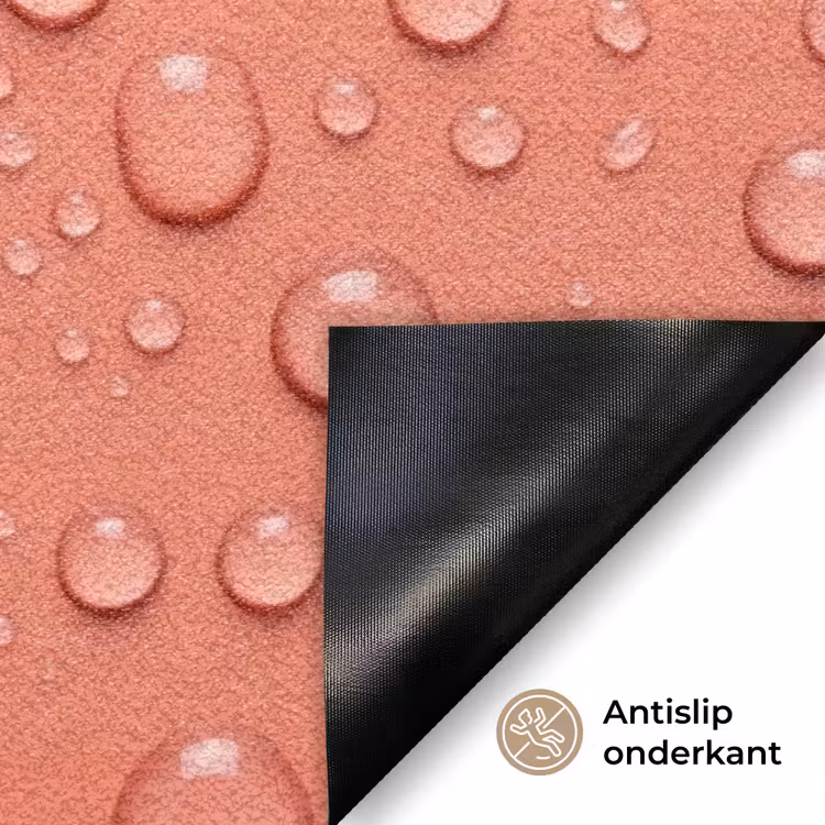 Deurmat - Water - Druppels - Roze — 6