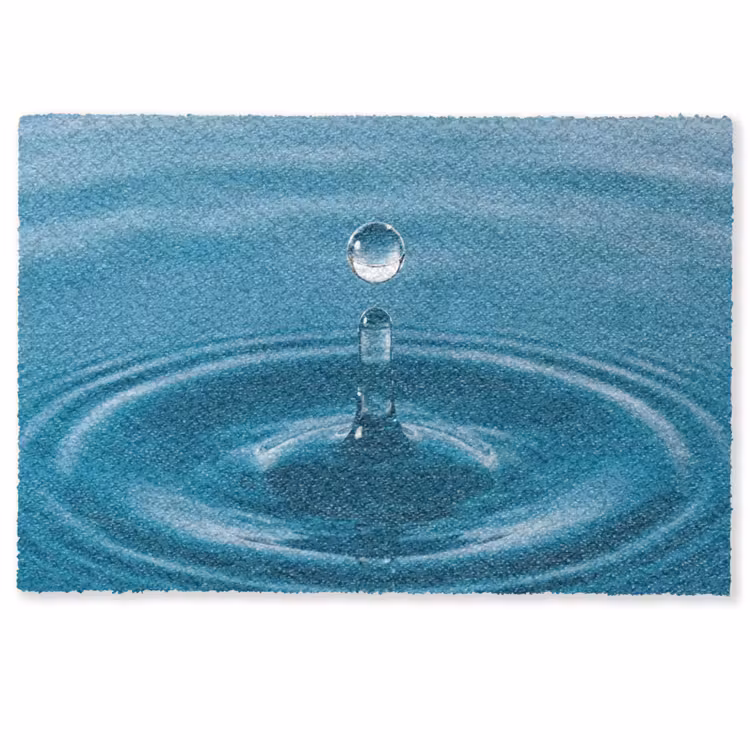 Deurmat - Waterdruppel - Water - Oppervlakte — 1