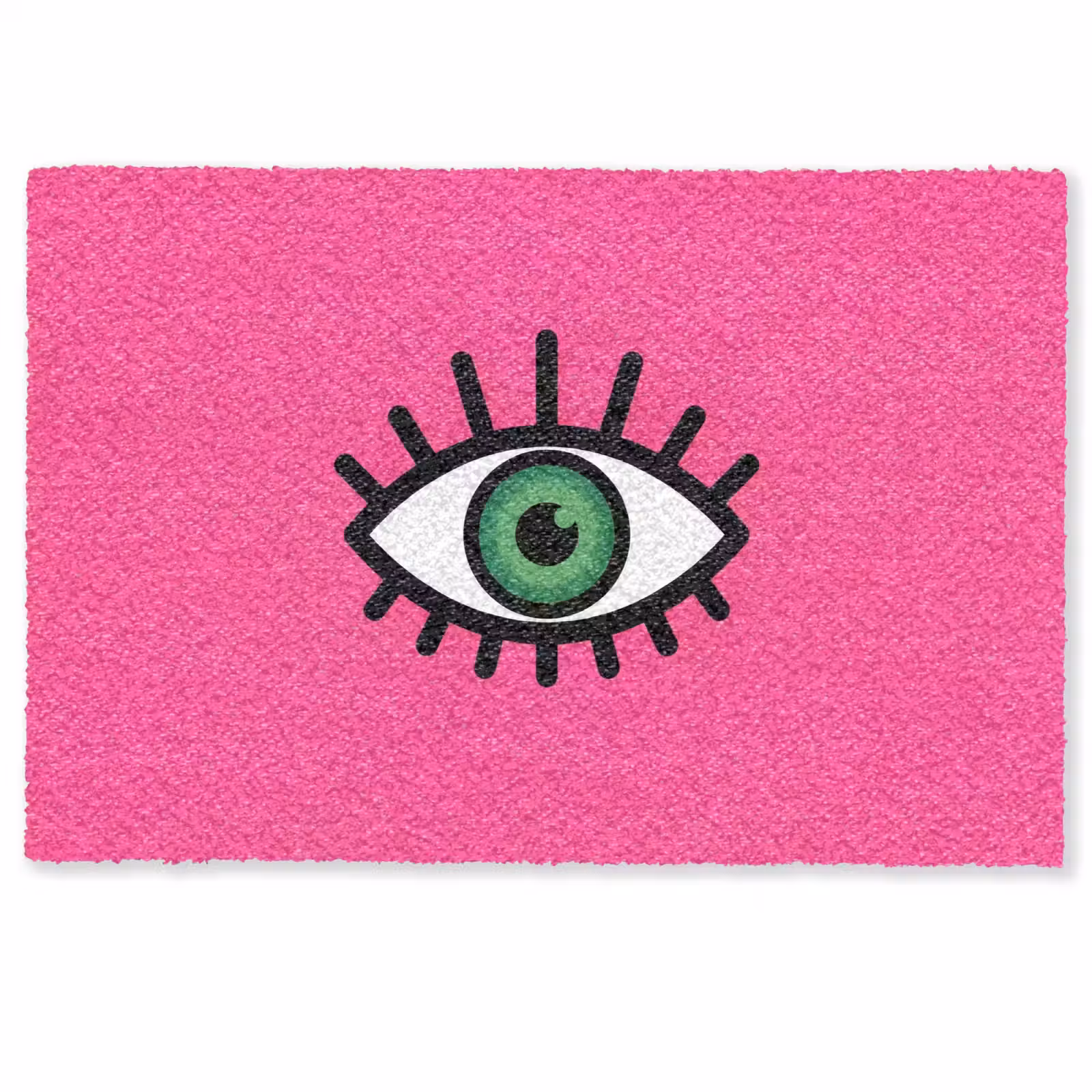 Deurmat - Minimalistisch - Oog - Roze — 1