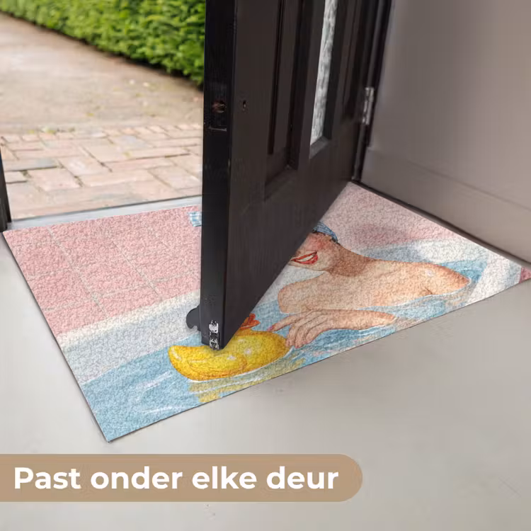 Deurmat - Badkamer - Eend - Blauw — 7