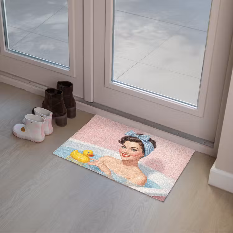 Deurmat - Badkamer - Eend - Blauw — 8