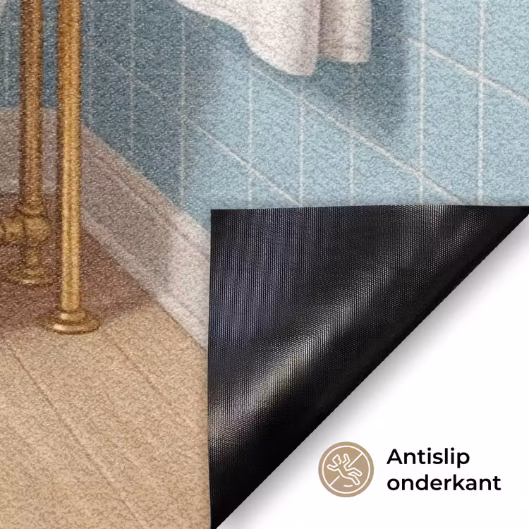 Deurmat - Badkamer - Vrouw - Roze — 6