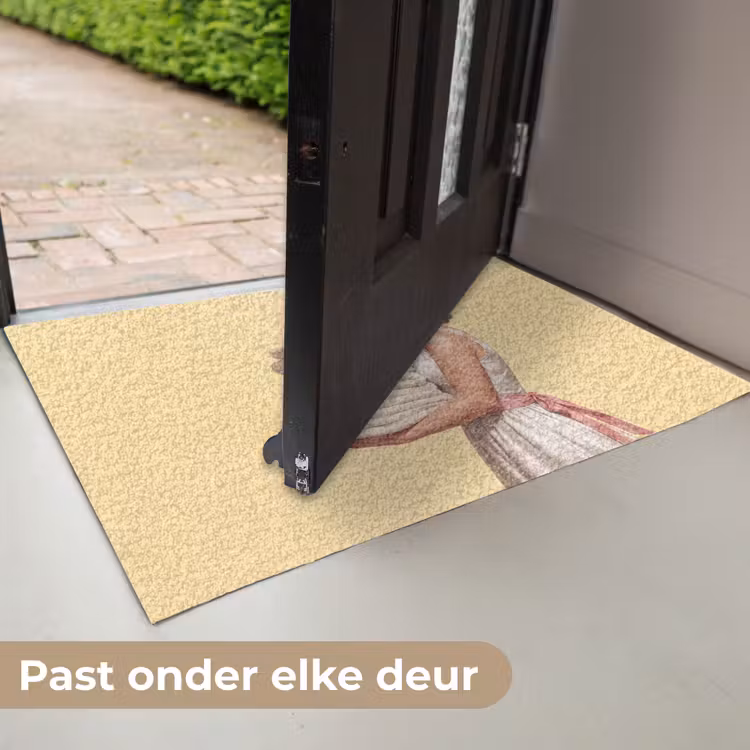 Deurmat - Handdoeken - Vrouw - Jurk - Roze — 7