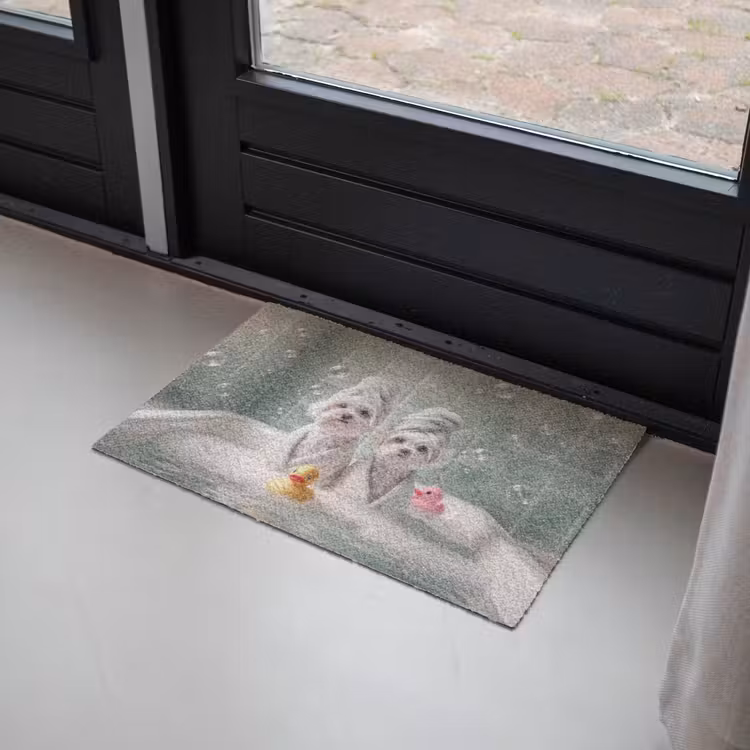 Deurmat - Hondjes - Badkuip - Badeendjes - Handdoeken — 2