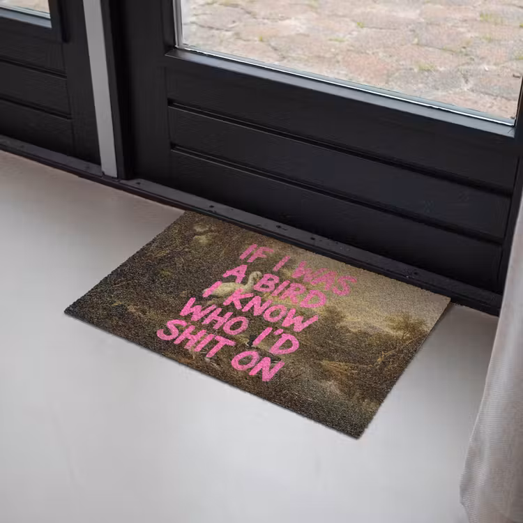 Deurmat - Klassiek - Humor - Roze — 2