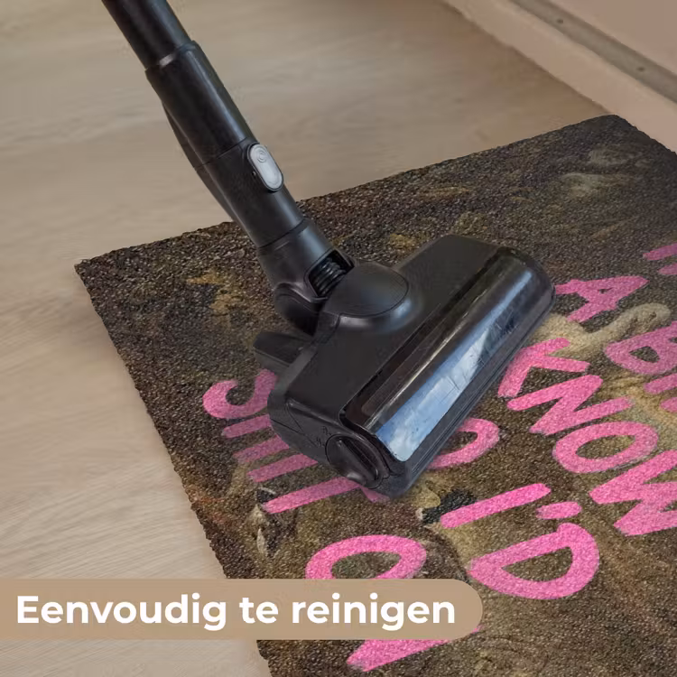 Deurmat - Klassiek - Humor - Roze — 9
