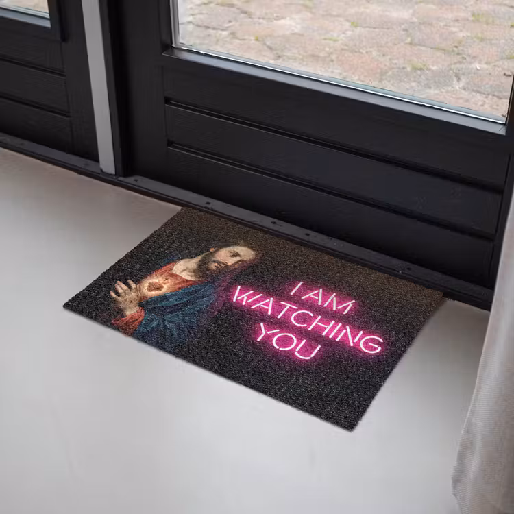 Deurmat - Man - Tekst - Neon — 2